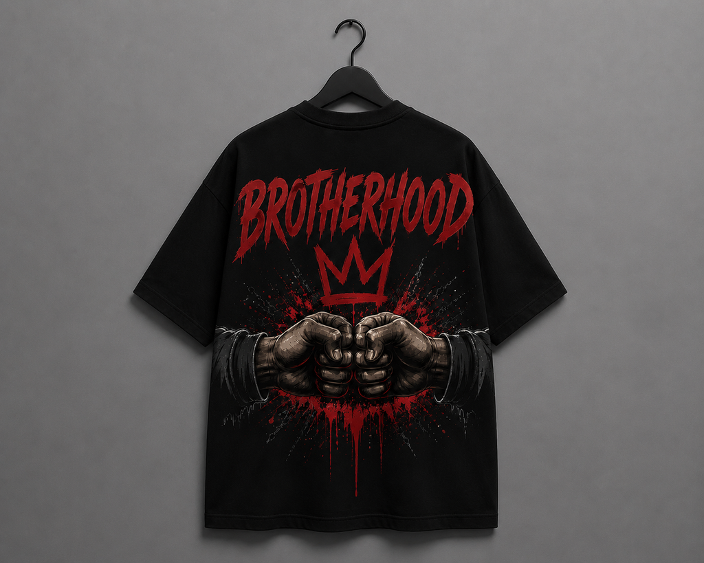 Brotherhood Edition Oversized T-Shirt – Black