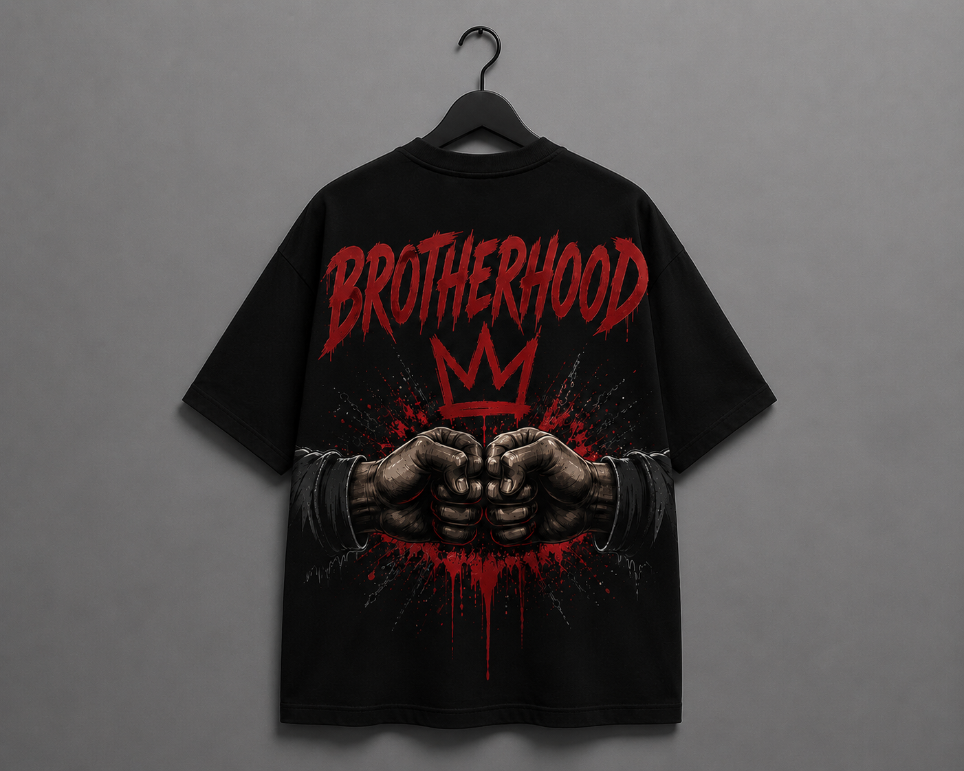 Brotherhood Edition Oversized T-Shirt – Black