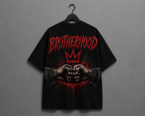 Brotherhood Edition Oversized T-Shirt – Black