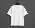 BREATH Minimalist Oversized T-Shirt - White