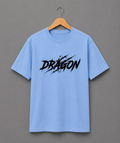 Cyber Dragon Edition Oversized T-Shirt – Sky Blue