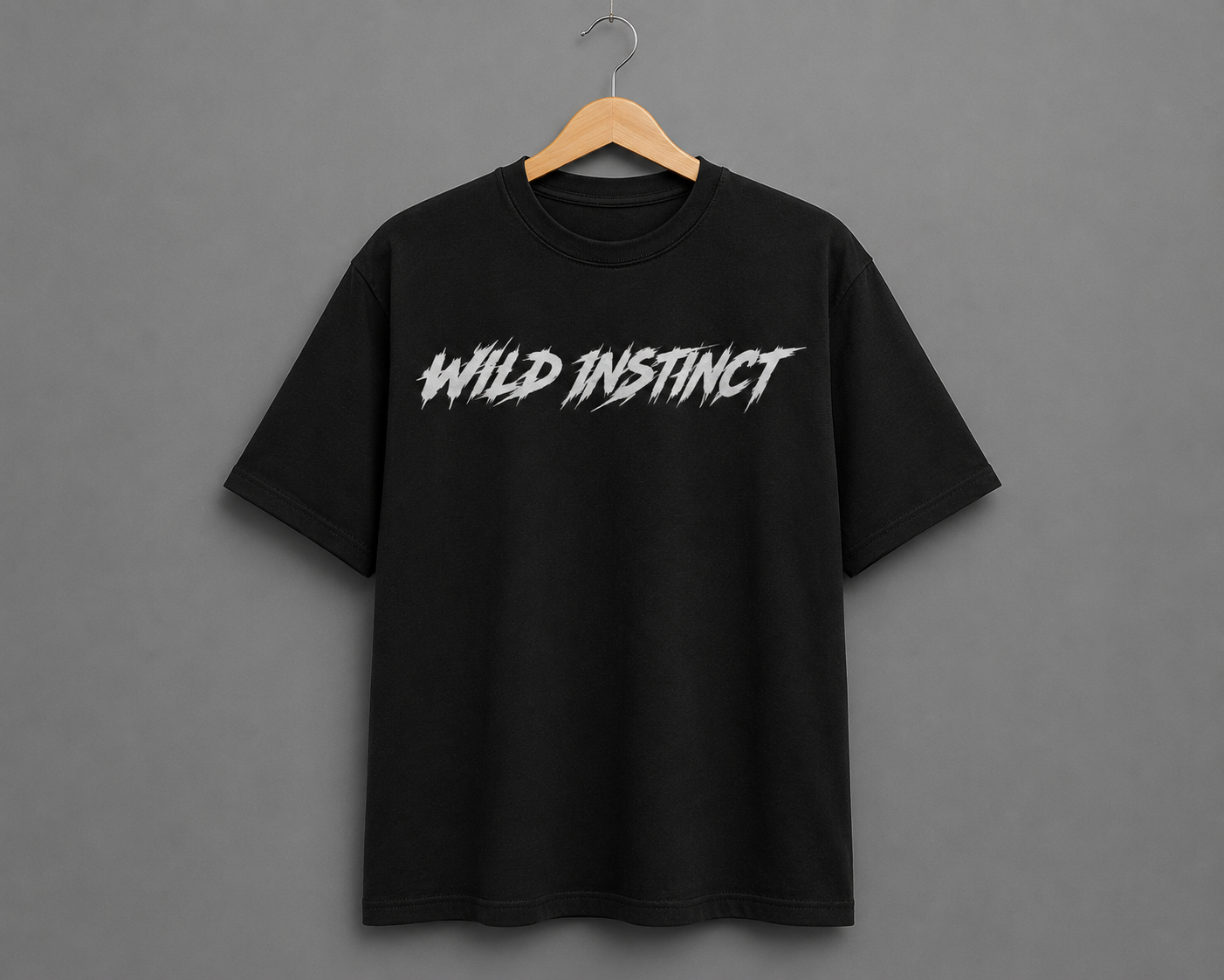 Vibrant Cat Graphic Oversized T-Shirt – Black