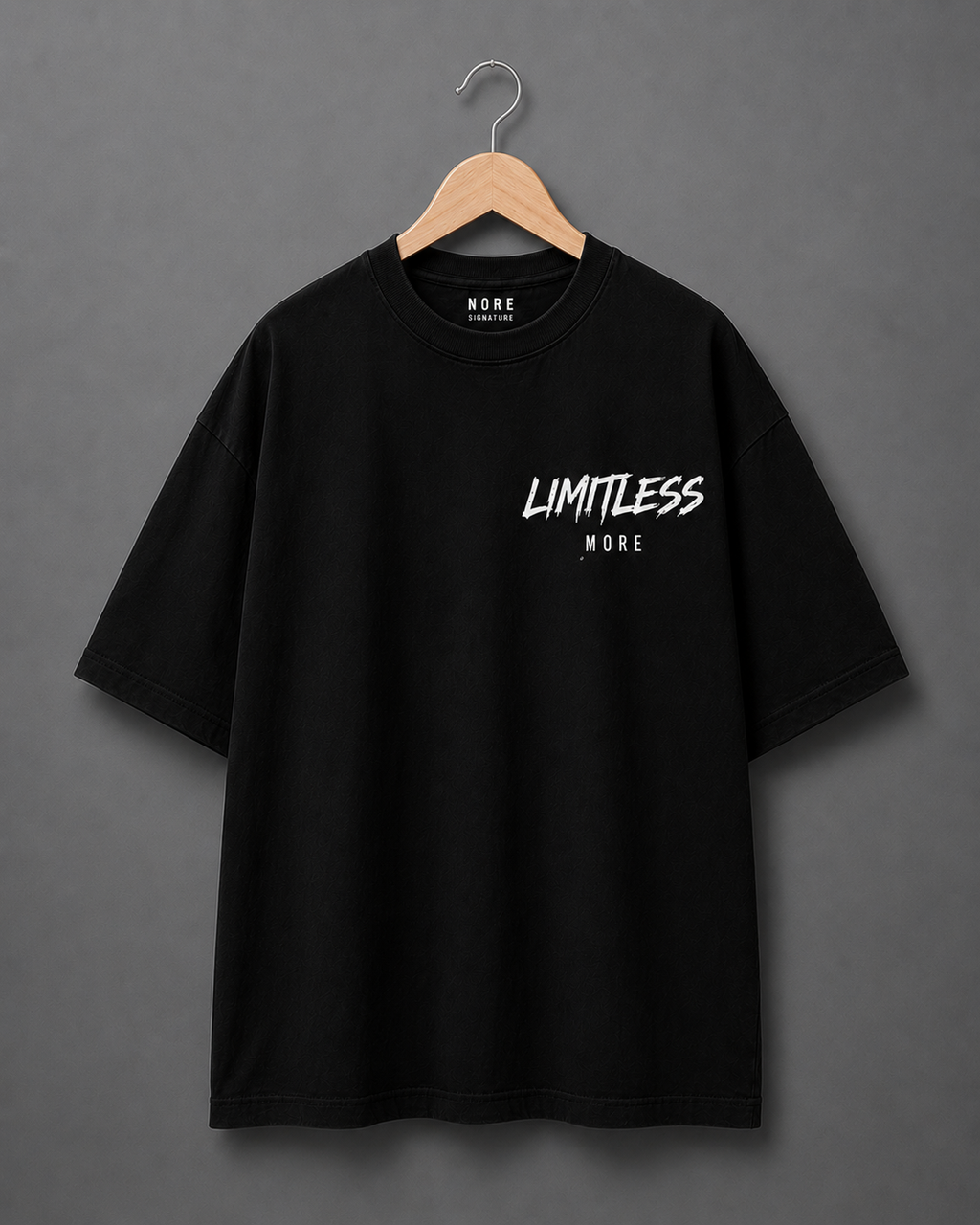 Limitless Edition Oversized T-Shirt – Black