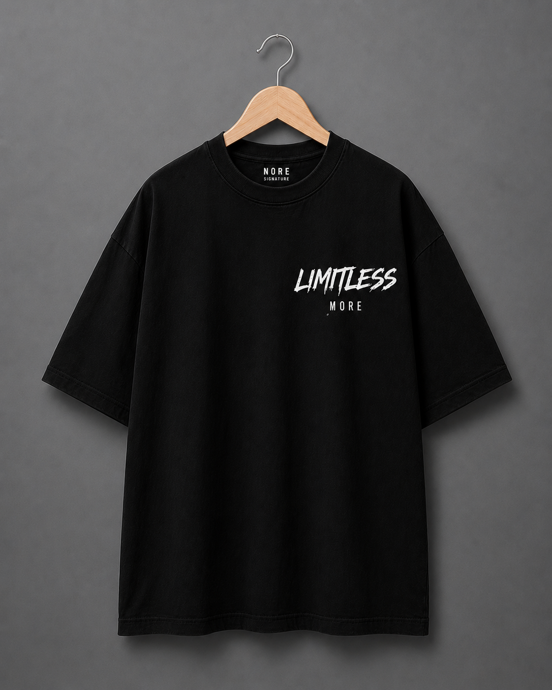 Limitless Edition Oversized T-Shirt – Black