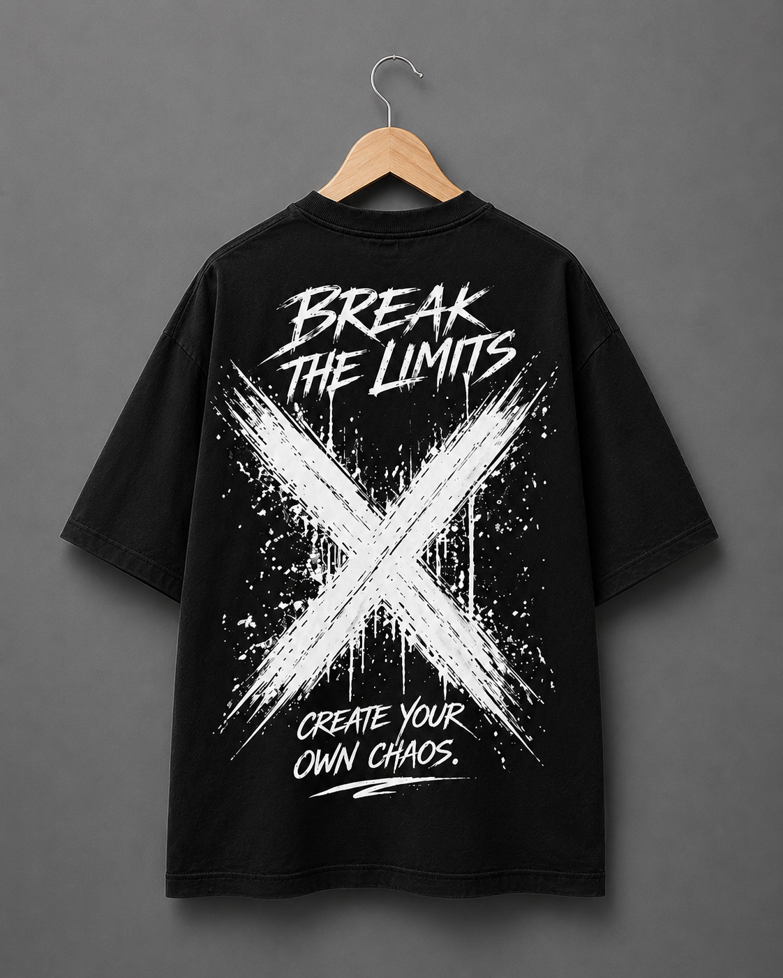 Limitless Edition Oversized T-Shirt – Black