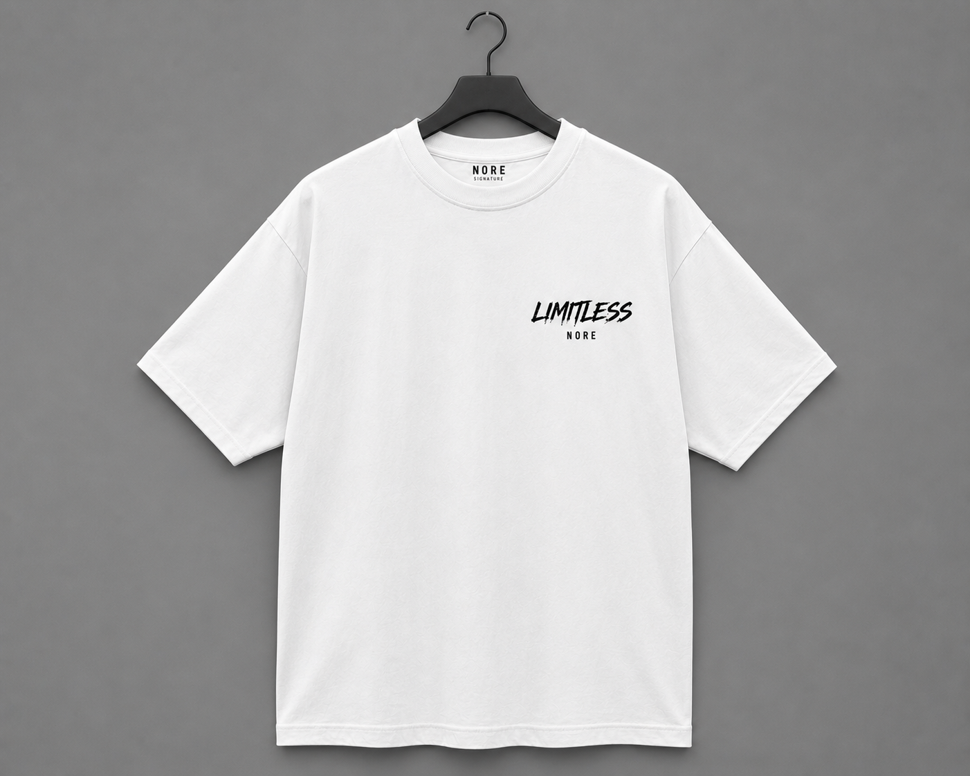 Limitless Edition Oversized T-Shirt – White