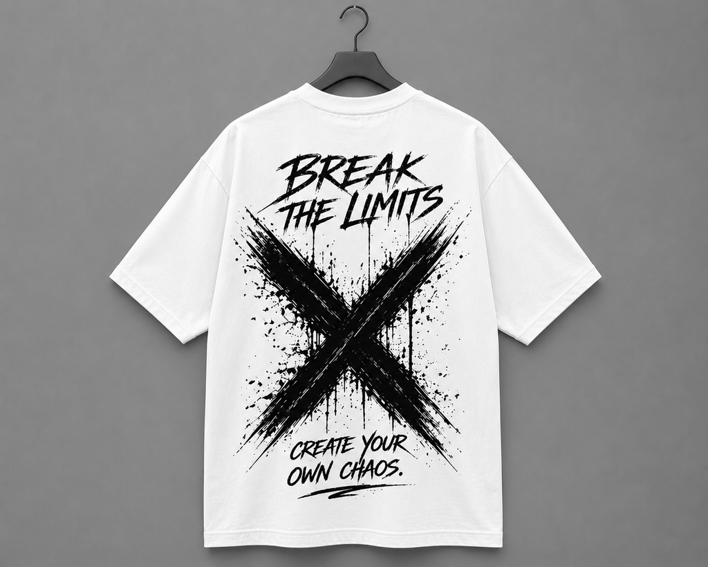 Limitless Edition Oversized T-Shirt – White