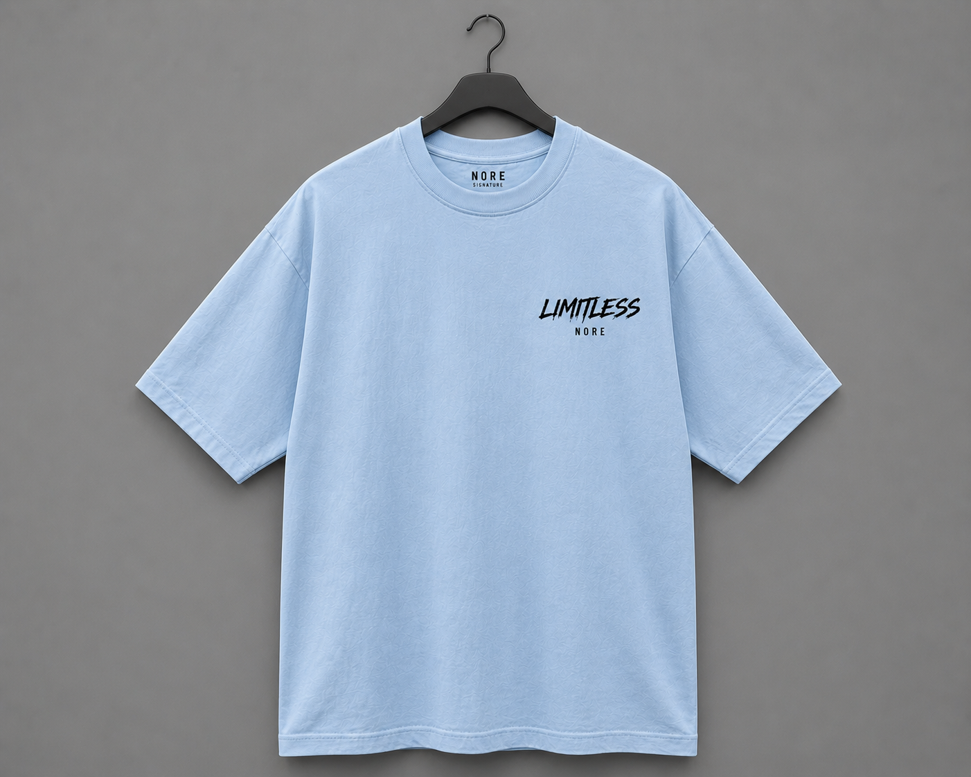 Limitless Edition Oversized T-Shirt – Sky Blue