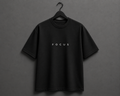 FOCUS Minimalist Edition Oversized T-Shirt - Black