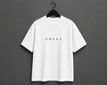 FOCUS Minimalist Edition Oversized T-Shirt - White