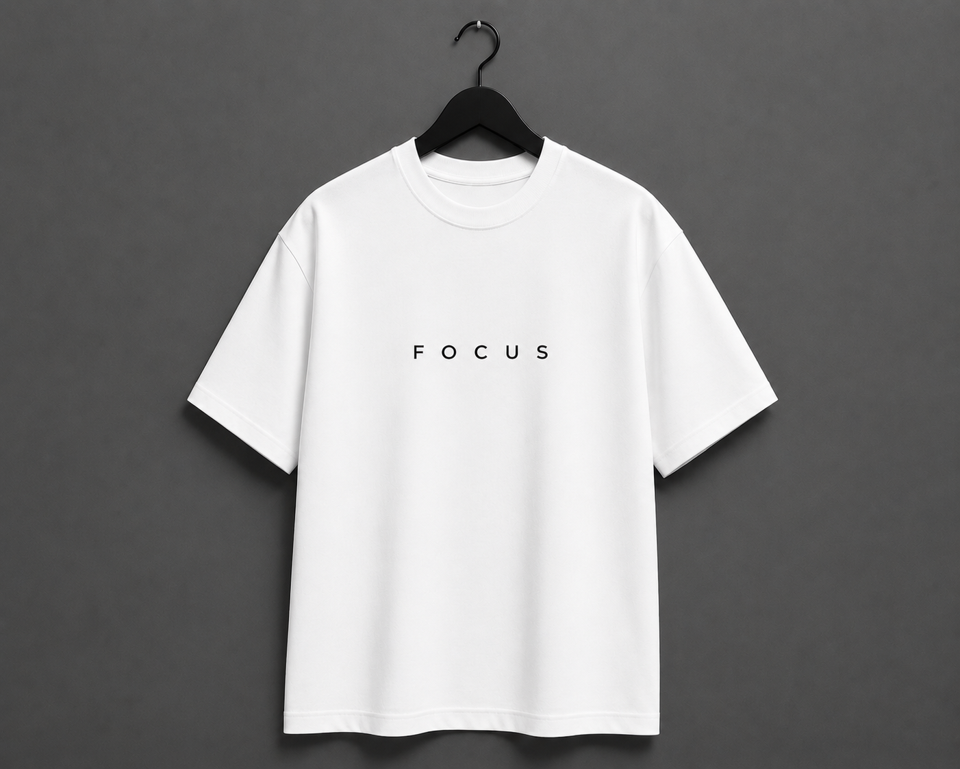FOCUS Minimalist Edition Oversized T-Shirt - White