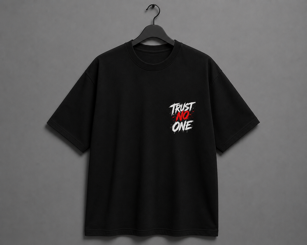 Loyalty Over Everything Edition Oversized T-Shirt – Black