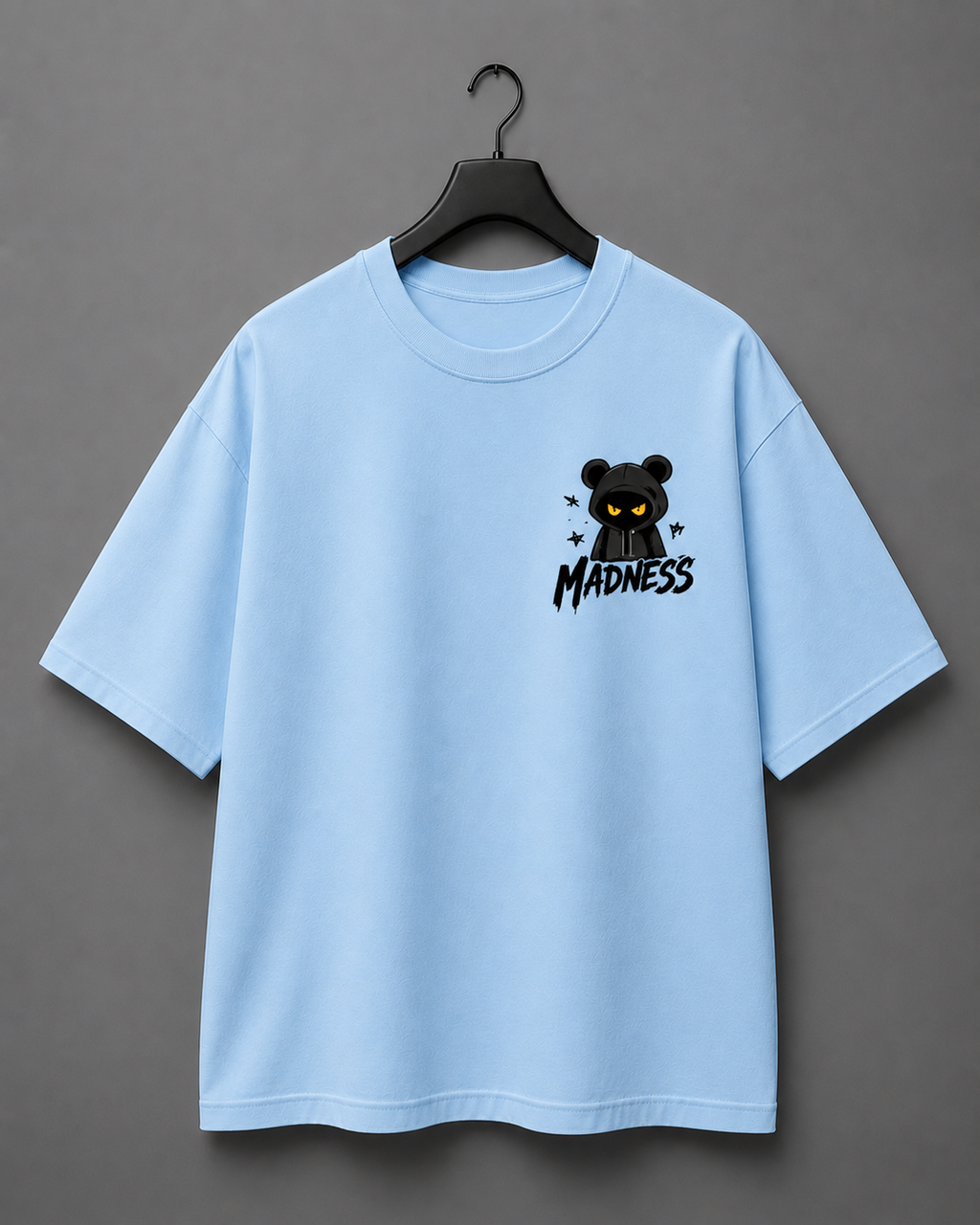 MADNESS Edition Oversized T-Shirt – Sky Blue