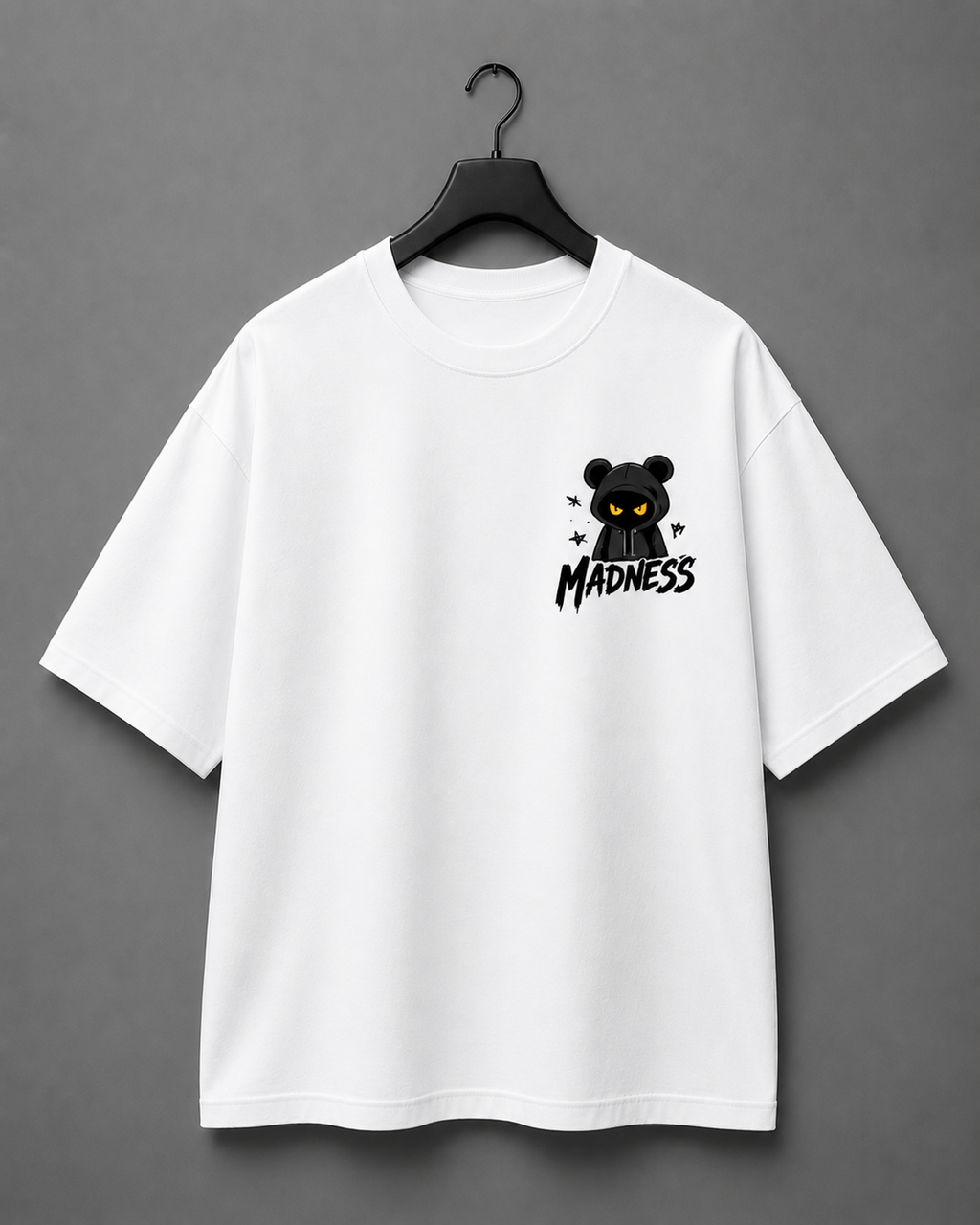 MADNESS Edition Oversized T-Shirt – White