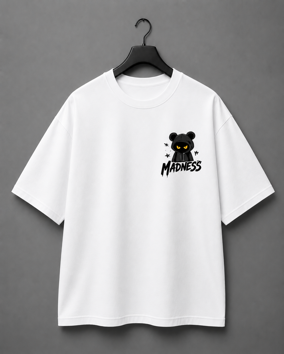 MADNESS Edition Oversized T-Shirt – White