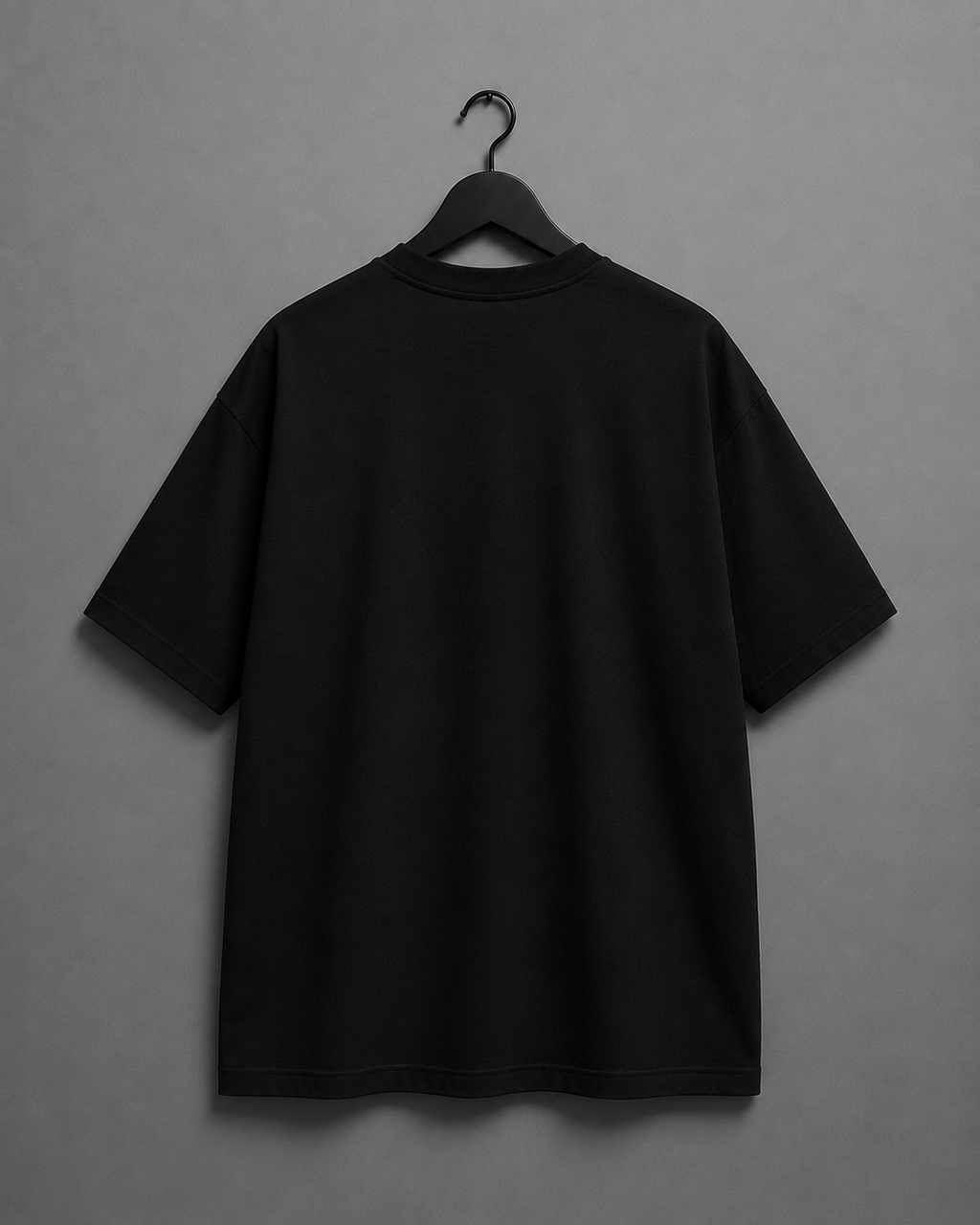 NORE Plain Oversized T-Shirt – Black