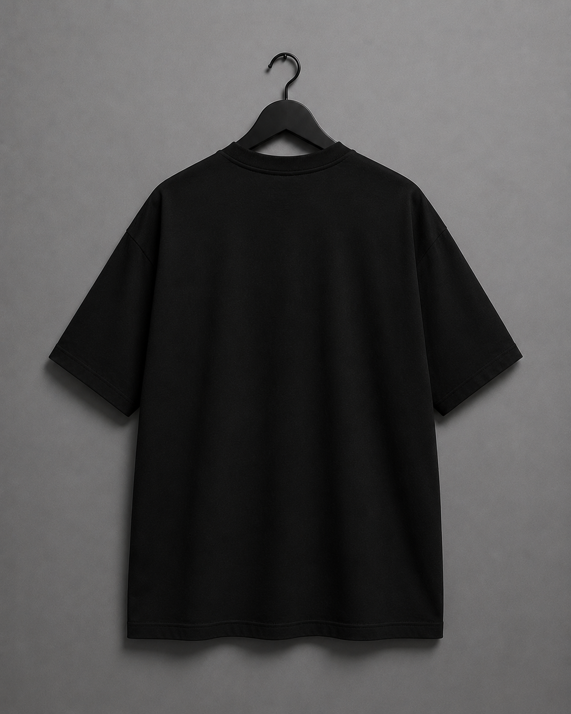 NORE Plain Oversized T-Shirt – Black