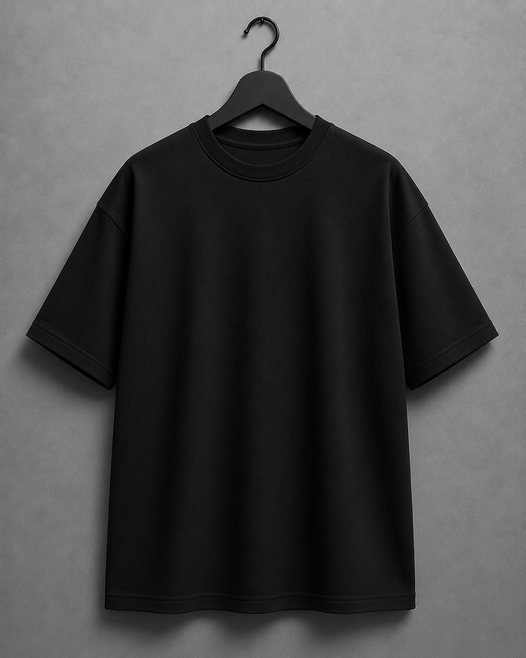 NORE Plain Oversized T-Shirt – Black