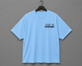 NORE Play In Shadows Oversized Graphic T-Shirt – Sky Blue